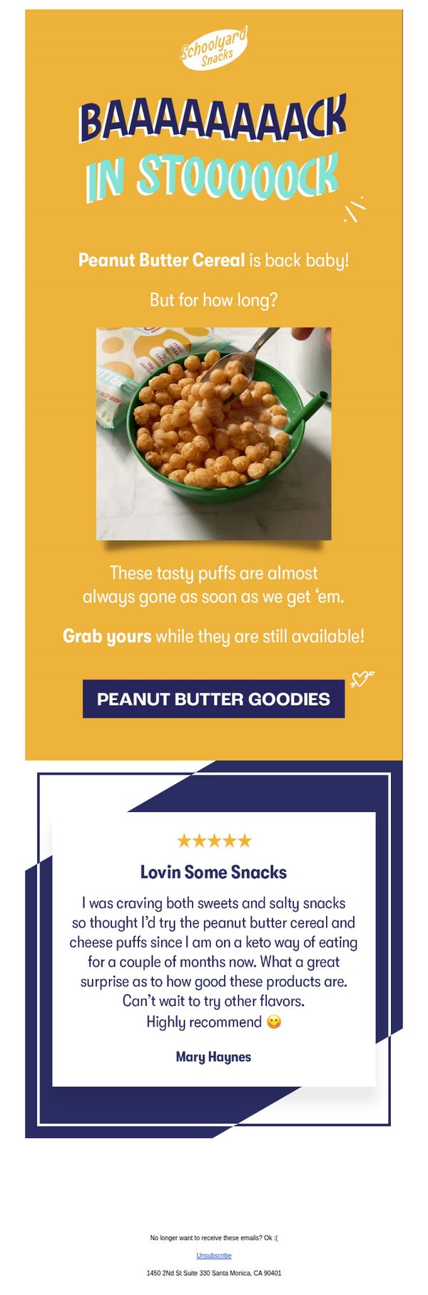 Schoolyard Snacks