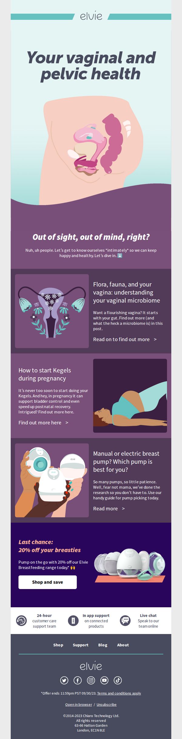 9. Elvie: Ever think about your vagina?