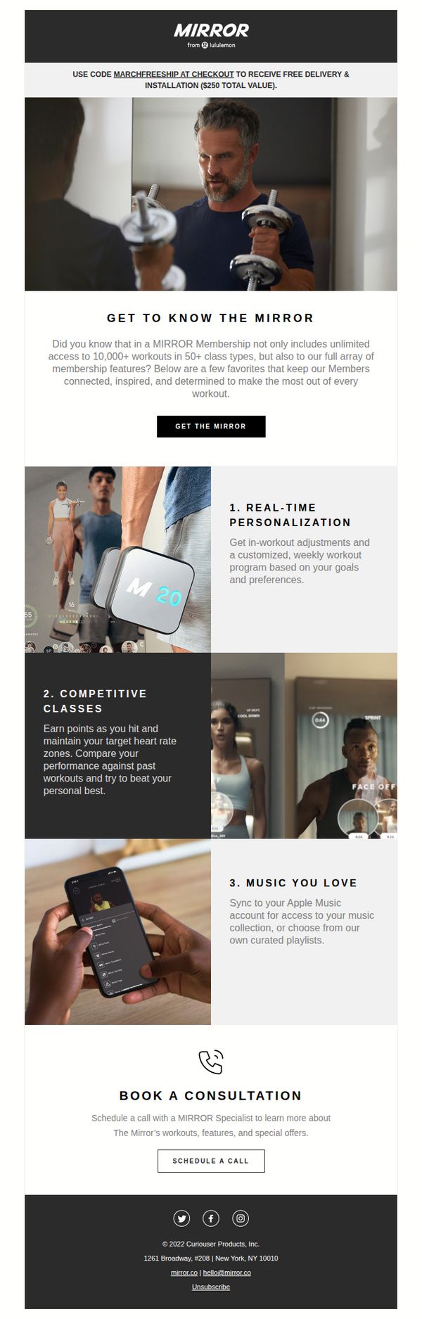 lululemon Studio (formerly Mirror)