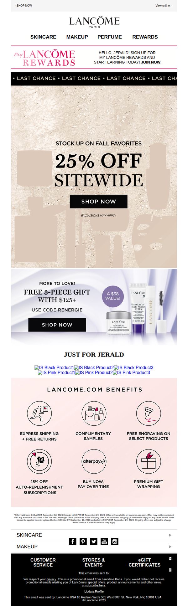 10. Expiring Soon! 25% Off Sitewide