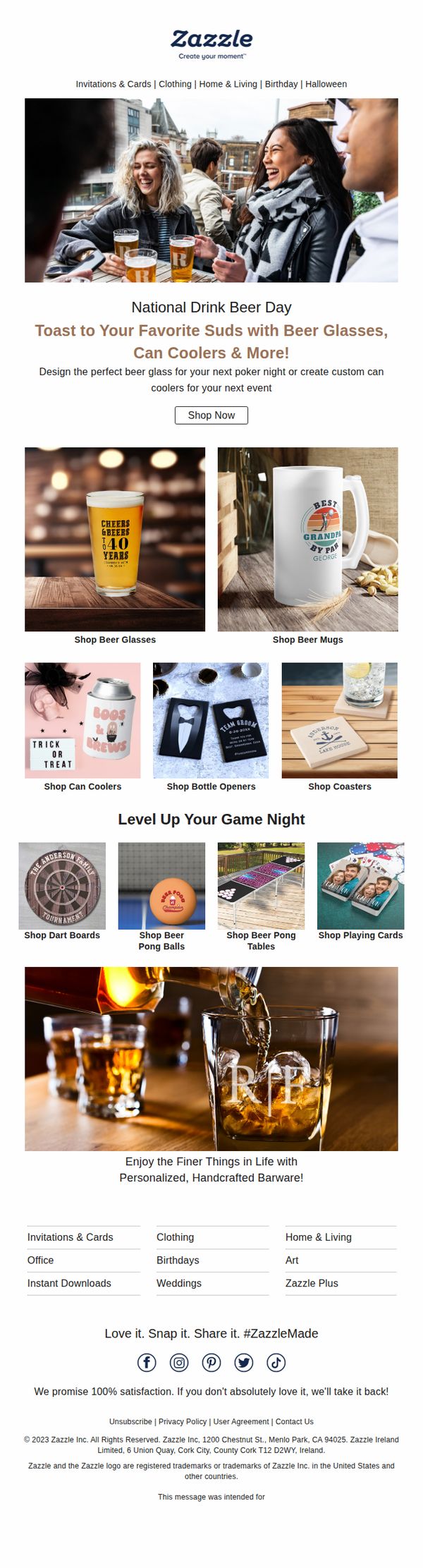 6. Cheers to Beer with Hops, Barley & Beer Gifts!
