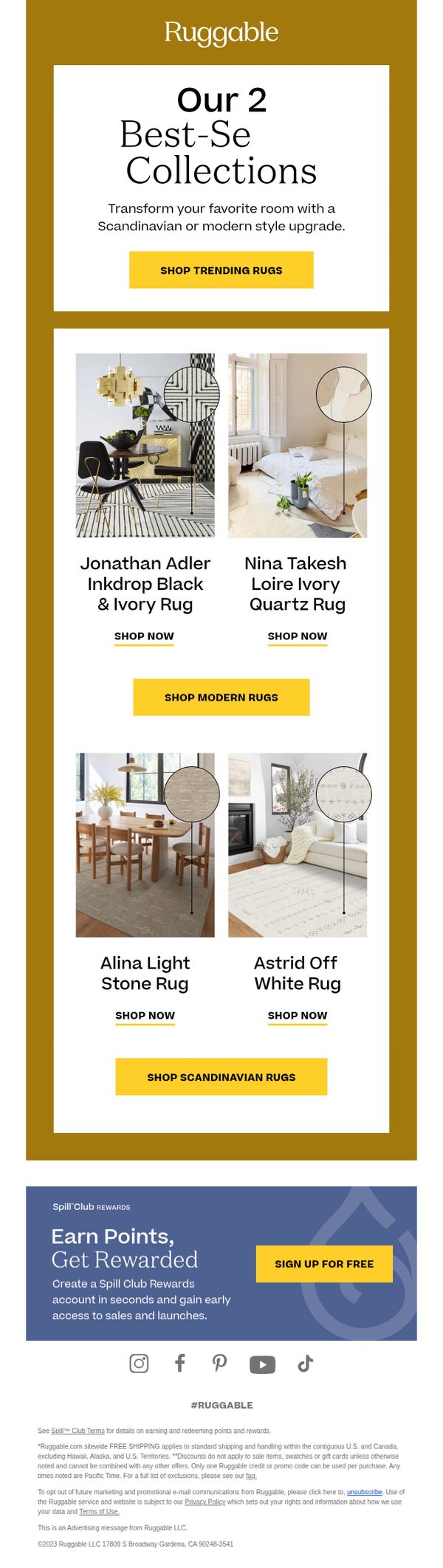 6. In Demand: Scandi + Mid-Century Modern Rugs