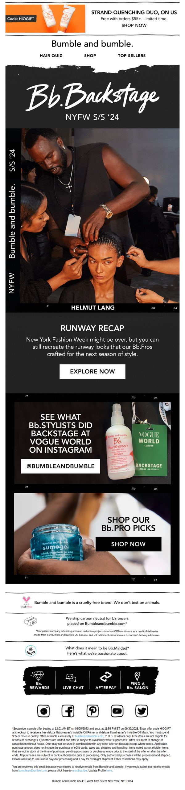 6. Miss #NYFW? We’ve got your exclusive recap 👀