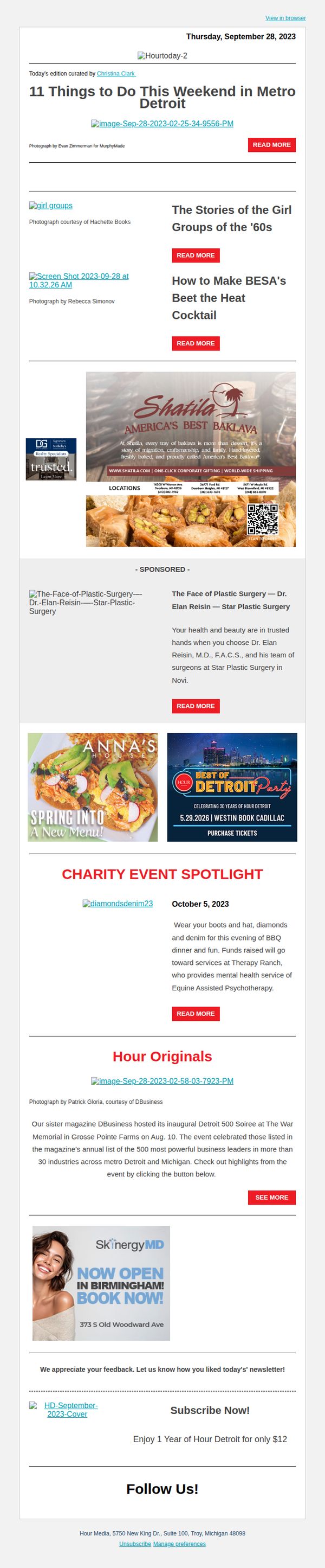 7. Weekend Events in Metro Detroit 