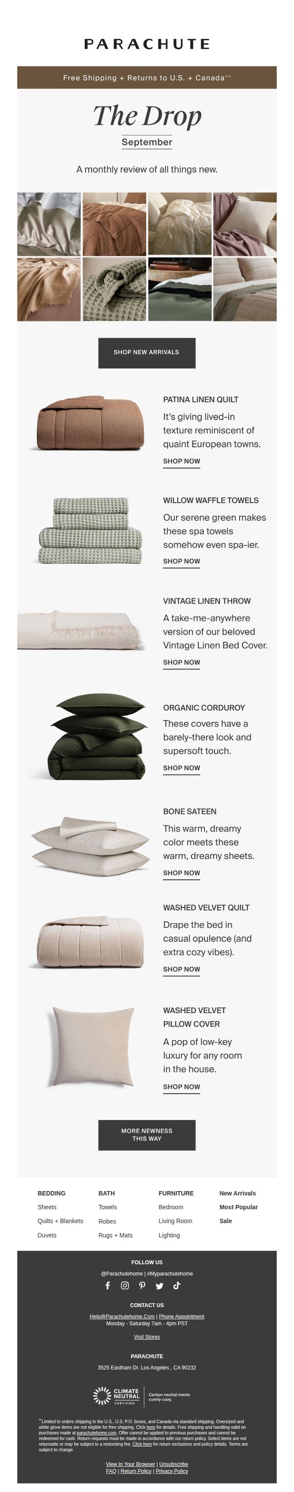 10. Parachute Home: September Drops