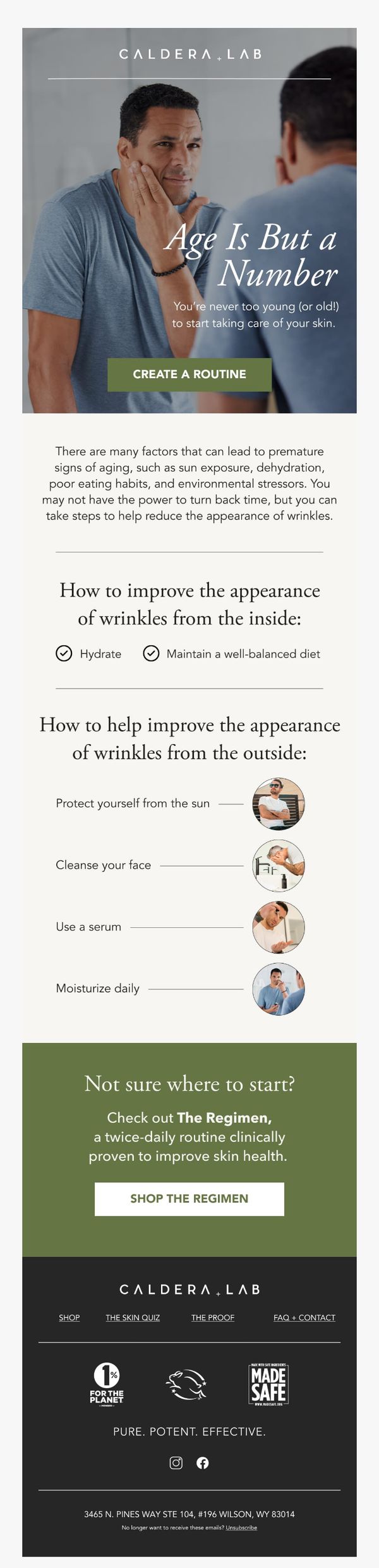 6. Caldera + Lab: How to prevent wrinkles