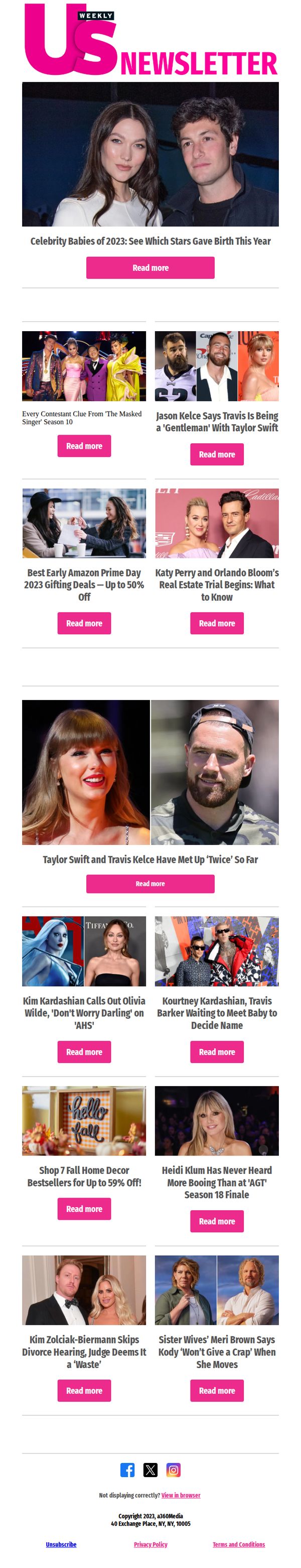 6. Us Weekly: Celebrity Babies of 2023: See Which Stars Gave Birth This Year