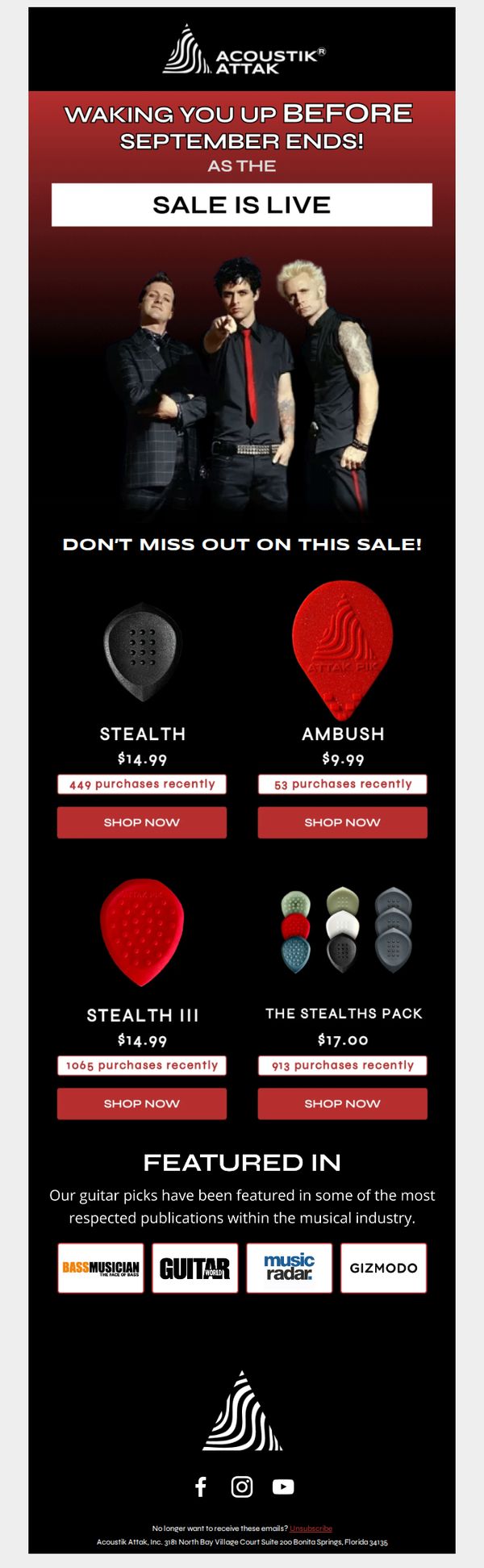 8. Wake up BEFORE September Ends and get 25% off site-wide!