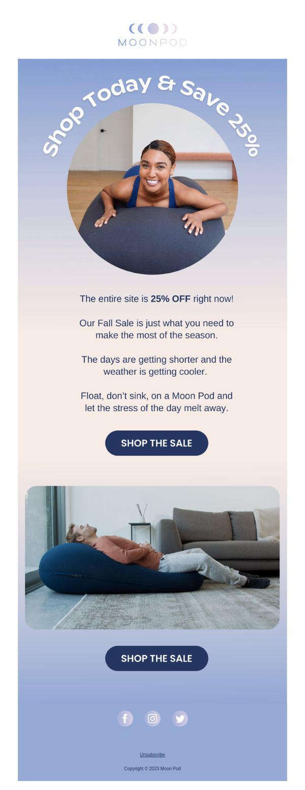 9. Fall Sale Happening Now!