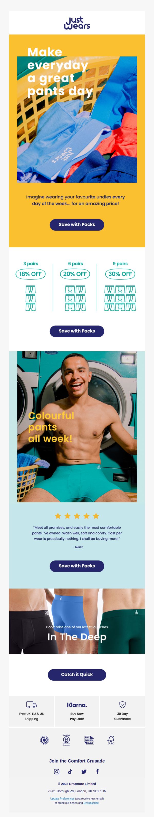 7. Never be caught with your pants down again!
