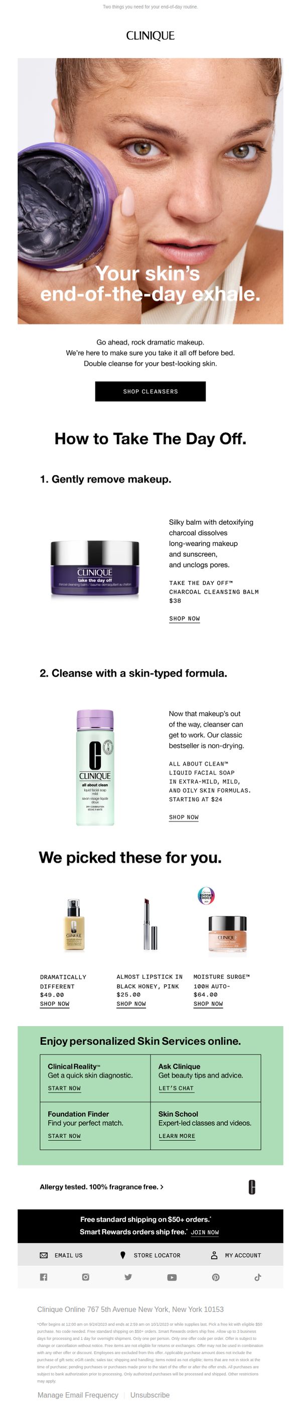 6. Double cleanse for great skin 🤗 