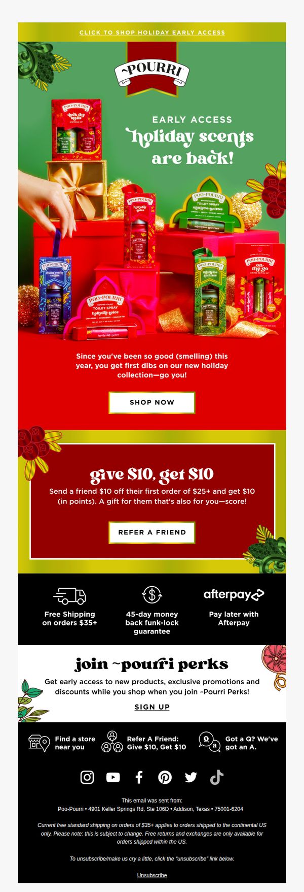 7. 🎄 Exclusive Early Access to Our Holiday Scents! 🎄