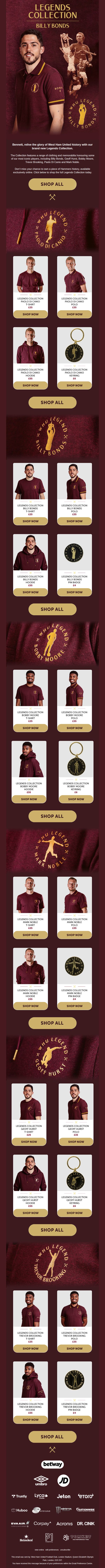 7. Introducing the Legends Collection ⚒️