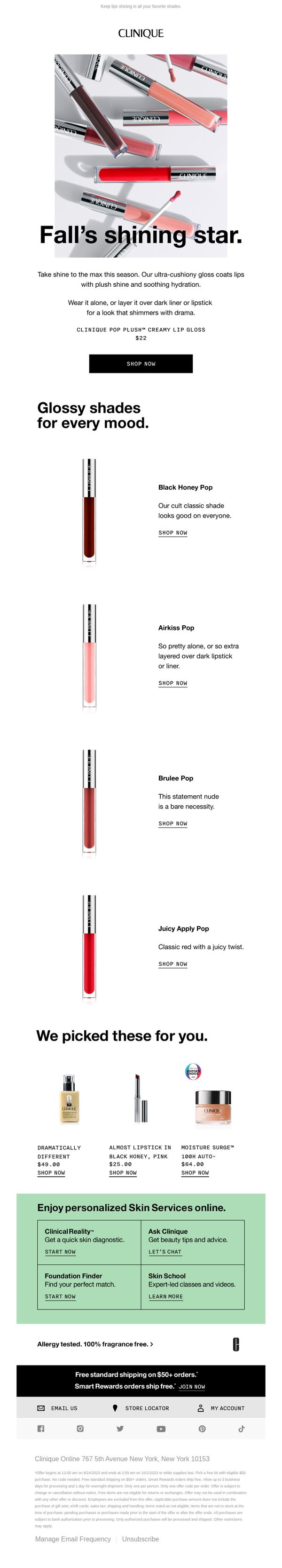 6. It's back! Pop Plush Lip Gloss is now in stock.
