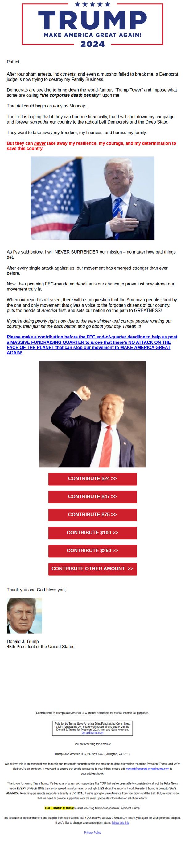 Donald J. Trump