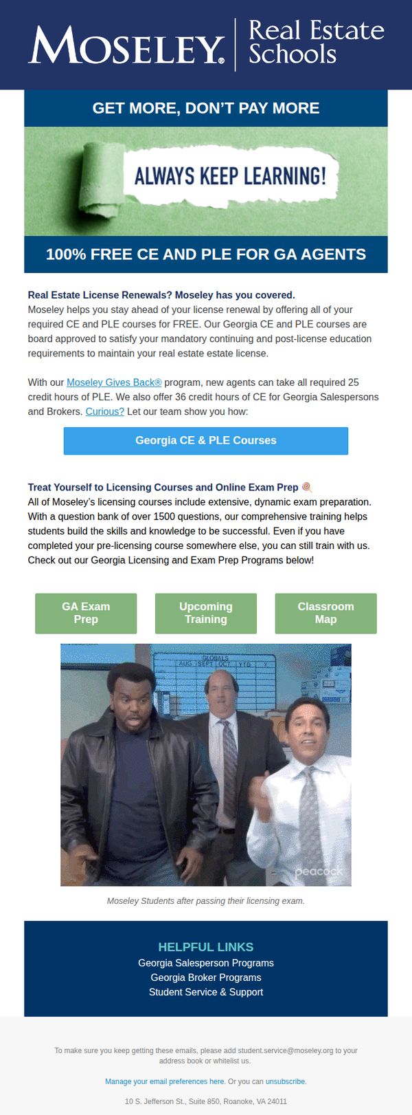 8. Treat Yourself to Exam Prep and Licensing Courses with Moseley. 🍭