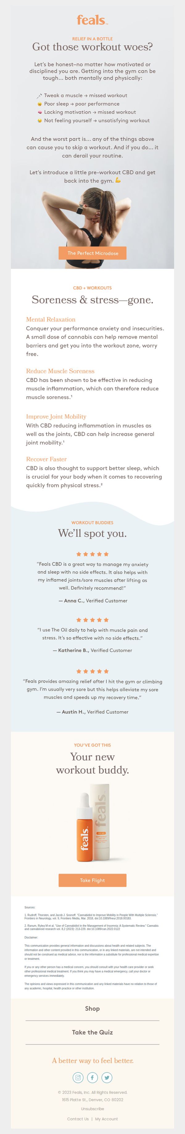 8. Feals: A new kind of pre-workout