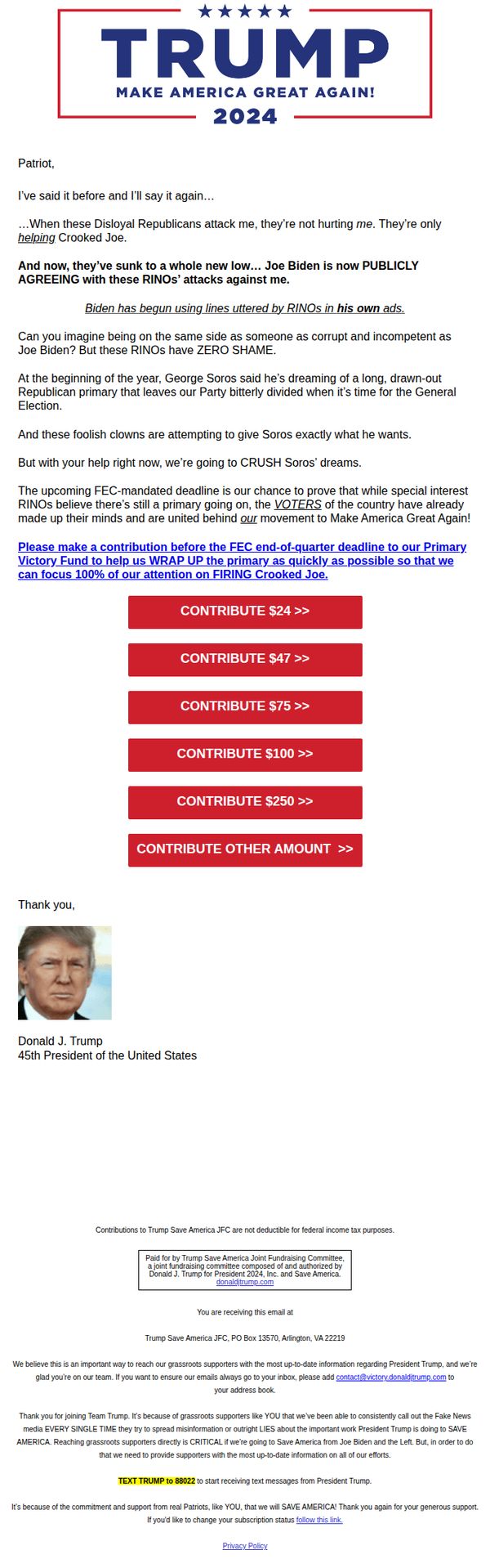 Donald J. Trump