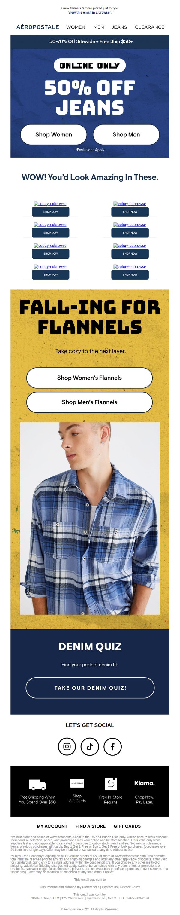 9. 50% Off Your New Fave Denim Fits 🤩