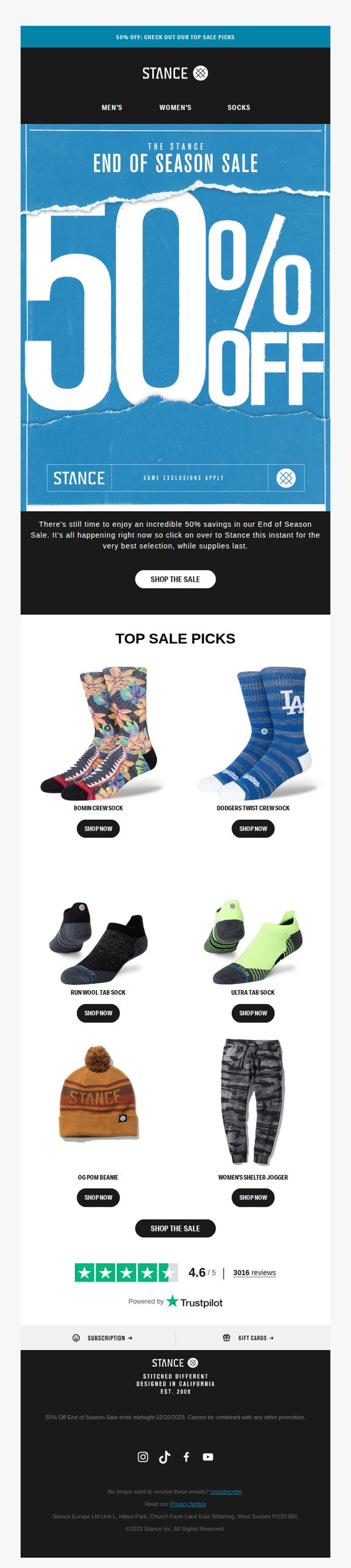 Stance Socks
