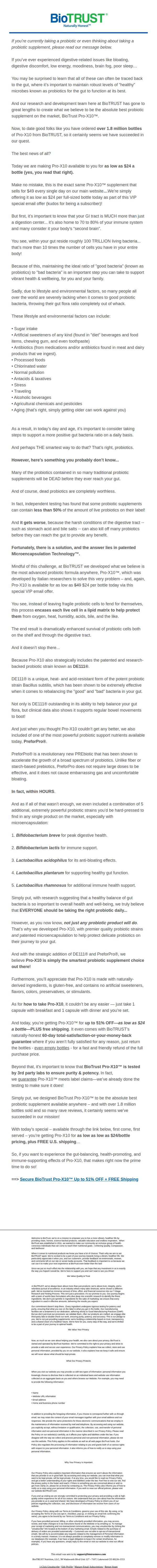6. Stop wasting money on DEAD probiotics