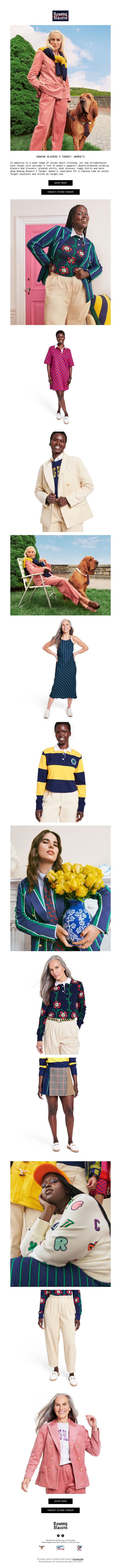7. Rowing Blazers x Target: Women's