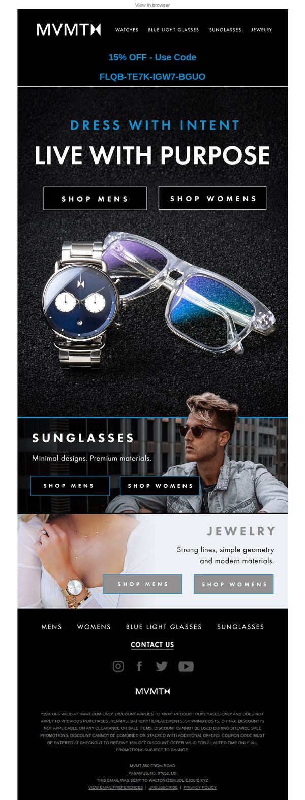 10. Your 15% off code is waiting for you
