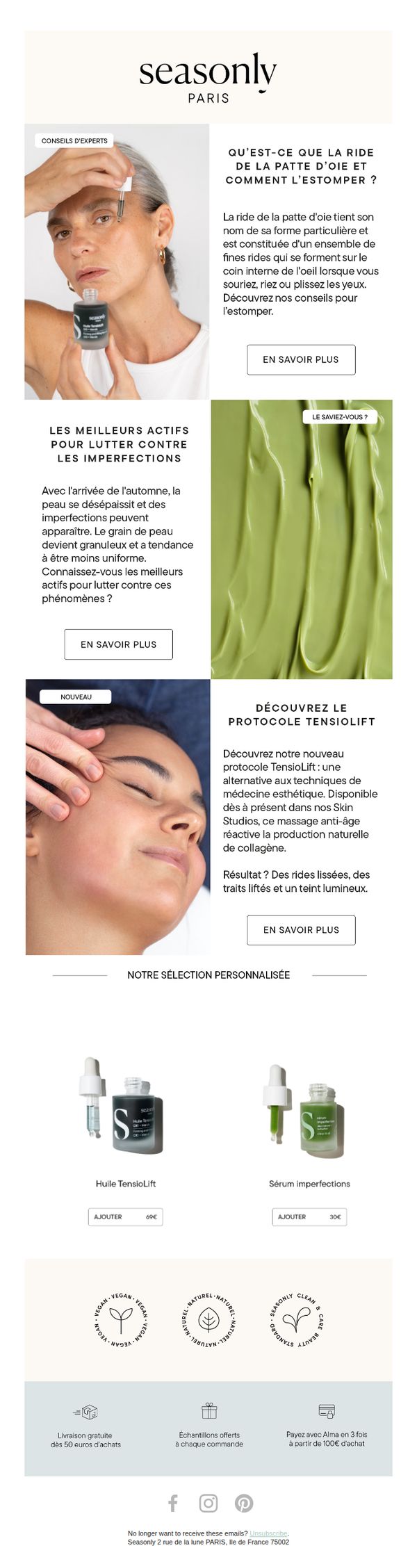 10. Connaissez-vous les actifs anti-imperfections ?