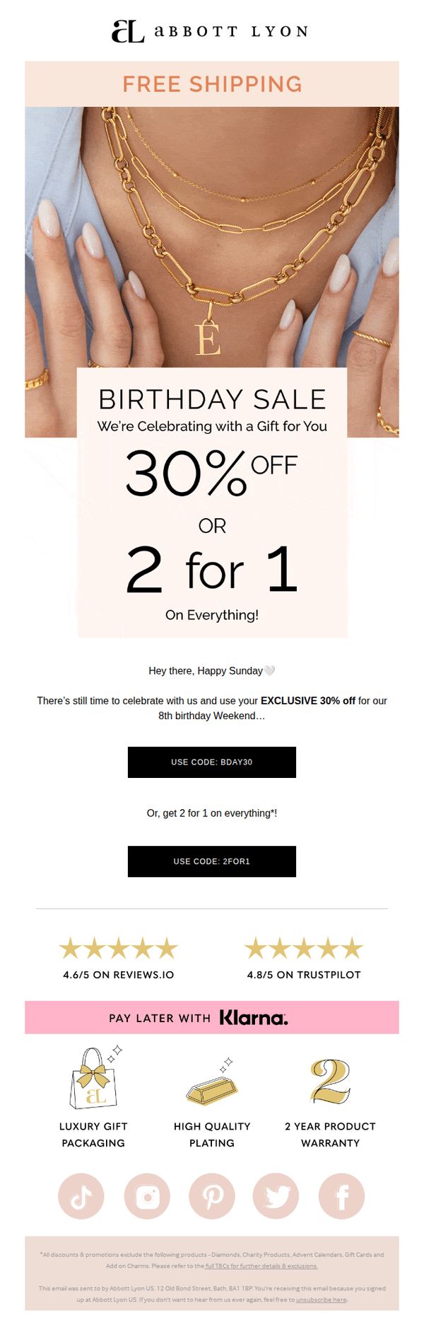 8. 30% off sitewide* ends soon ⌛