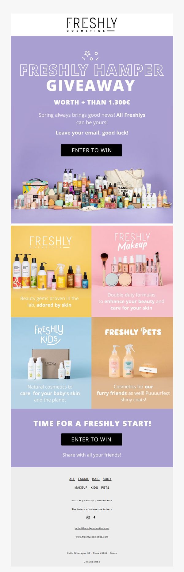 Freshly Cosmetics - EN