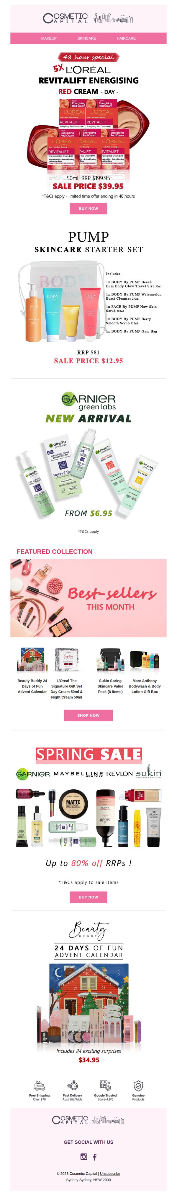 6. Garnier Skincare Half Price Specials! 🔥