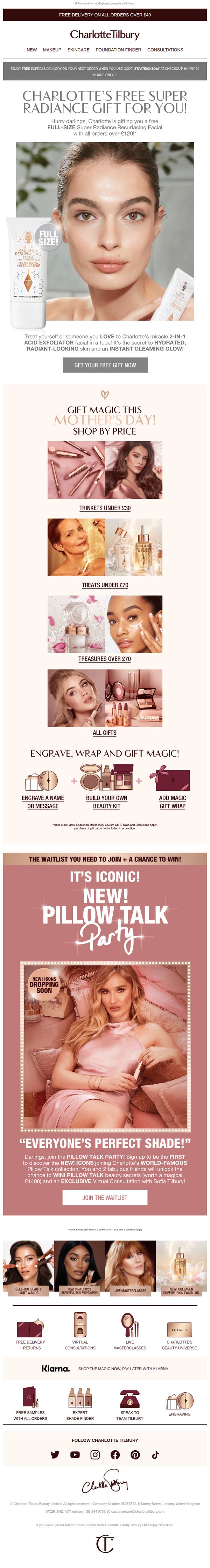Charlotte Tilbury - UK