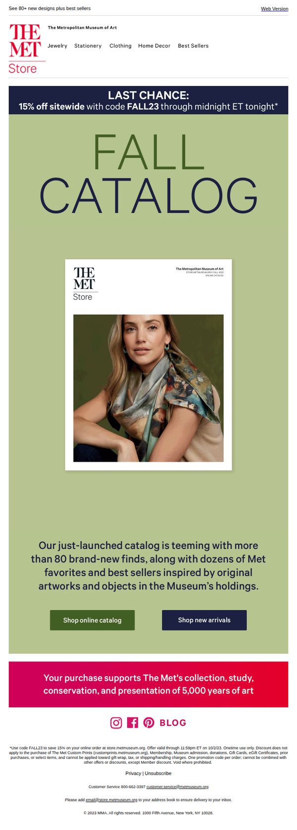 10. The Fall Catalog Is Here!