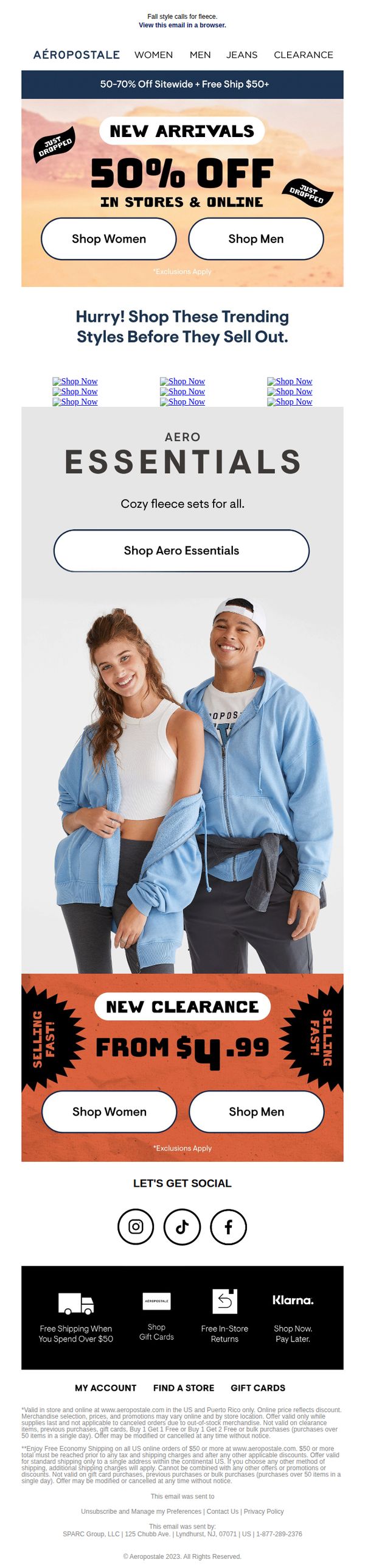 6. 📞COZY! + 50% OFF 🍂NEWNESS!