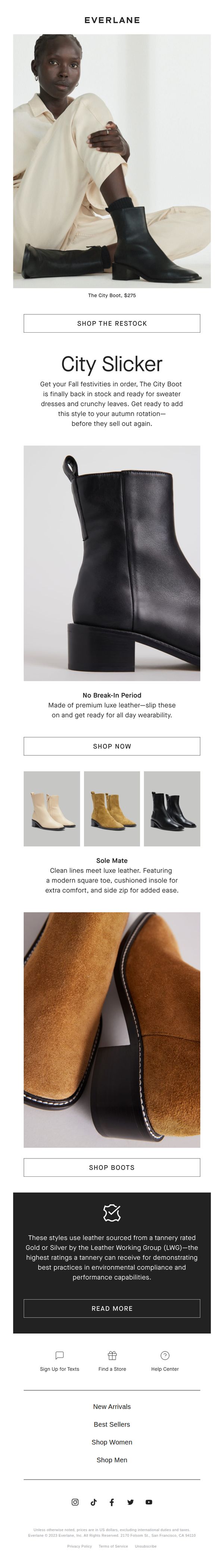 9. Step into The City Boot
