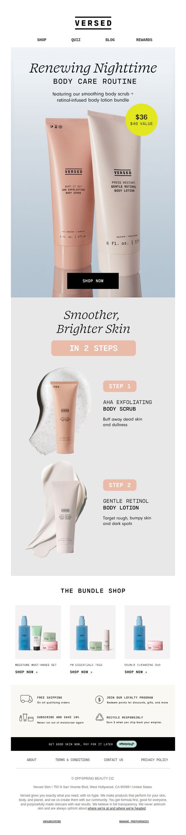 8. AHAs and retinol aren't just for your face