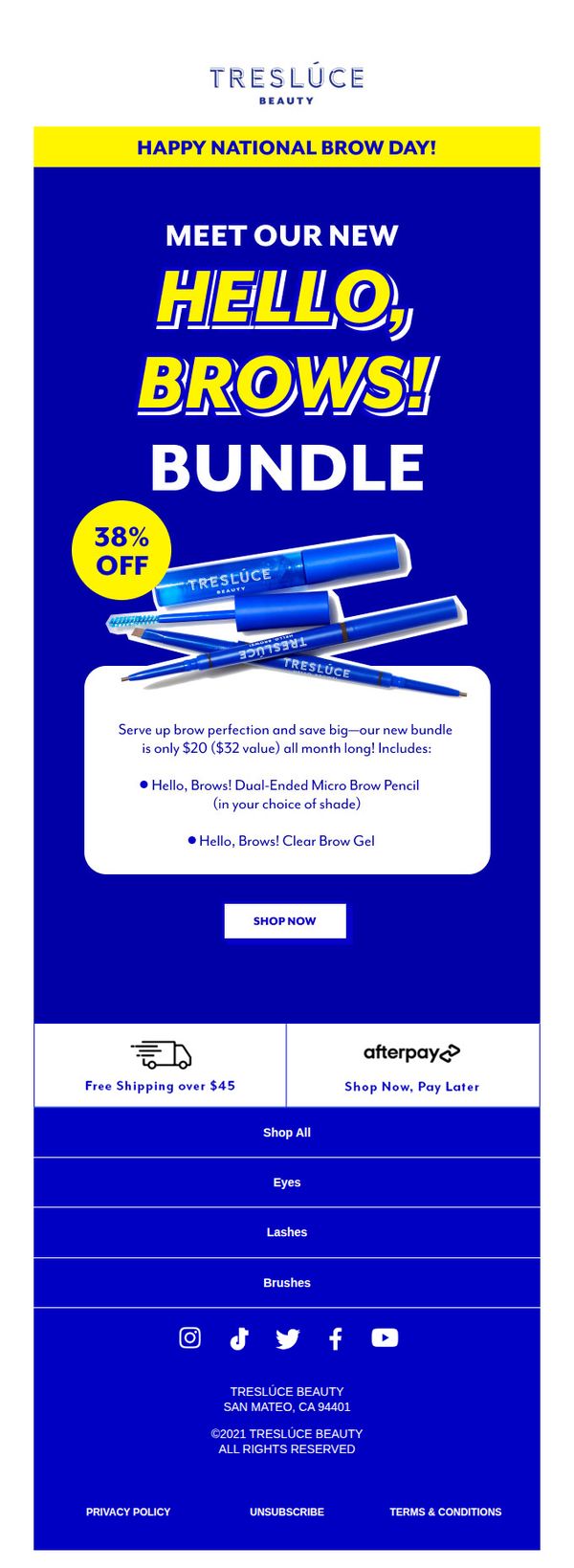 8. Hello, Brows! + Happy National Brow Day