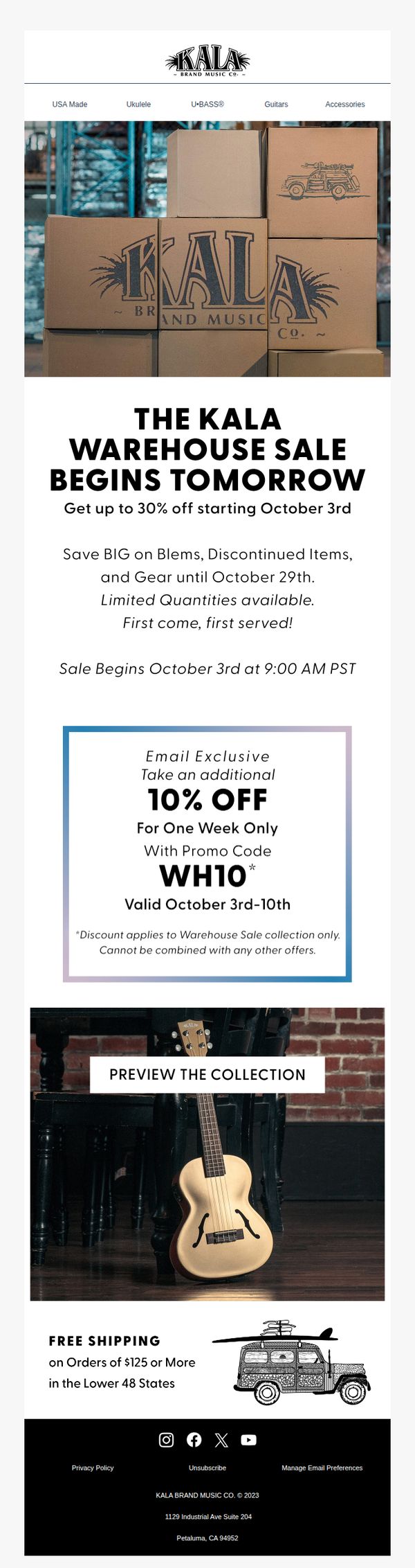9. Fall Warehouse Sale Begins Tomorrow 🍂