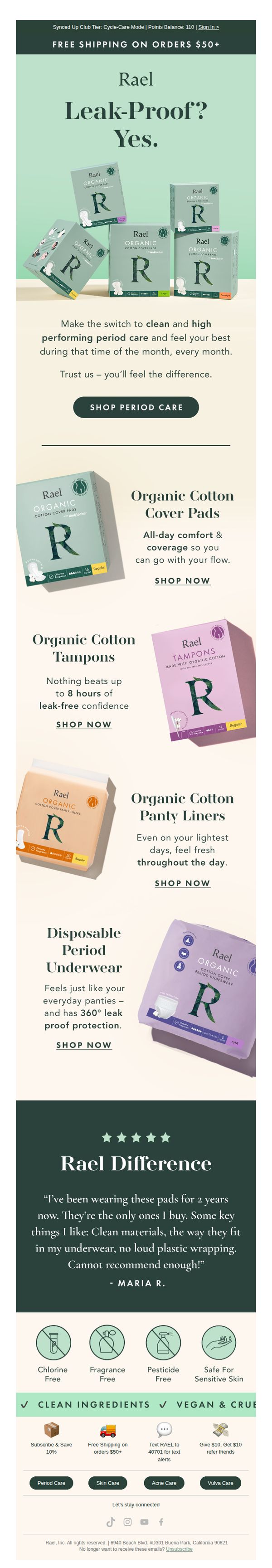 7. Feel Your Best, Period. 💗