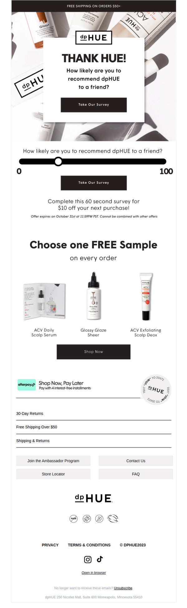 8. dpHUE: Get $10 off just for telling us what you think!