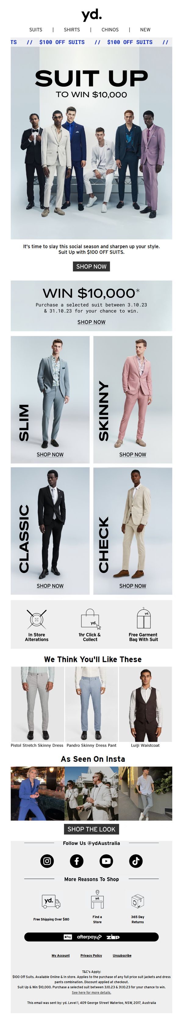 10. yd.: It's Time To SUIT UP