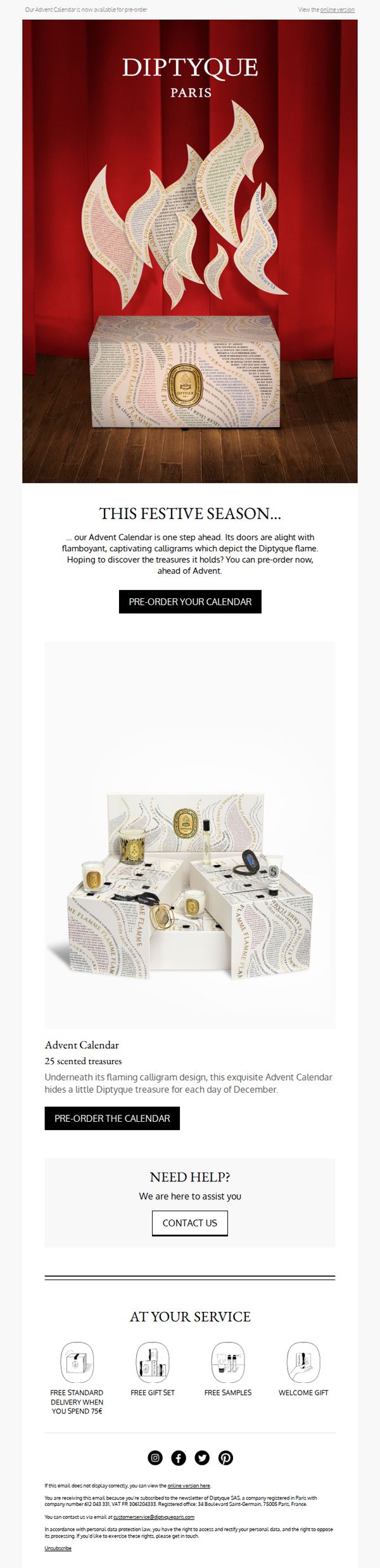 7. Diptyque Paris - EN: Advent Calendar: a sneak peek