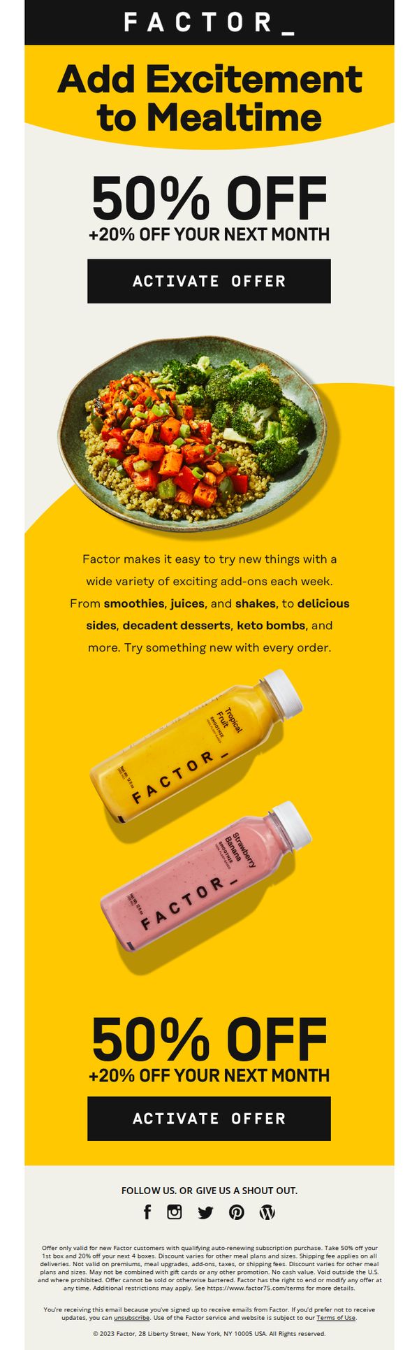 7. No-prep, no-mess meals, smoothies and desserts!