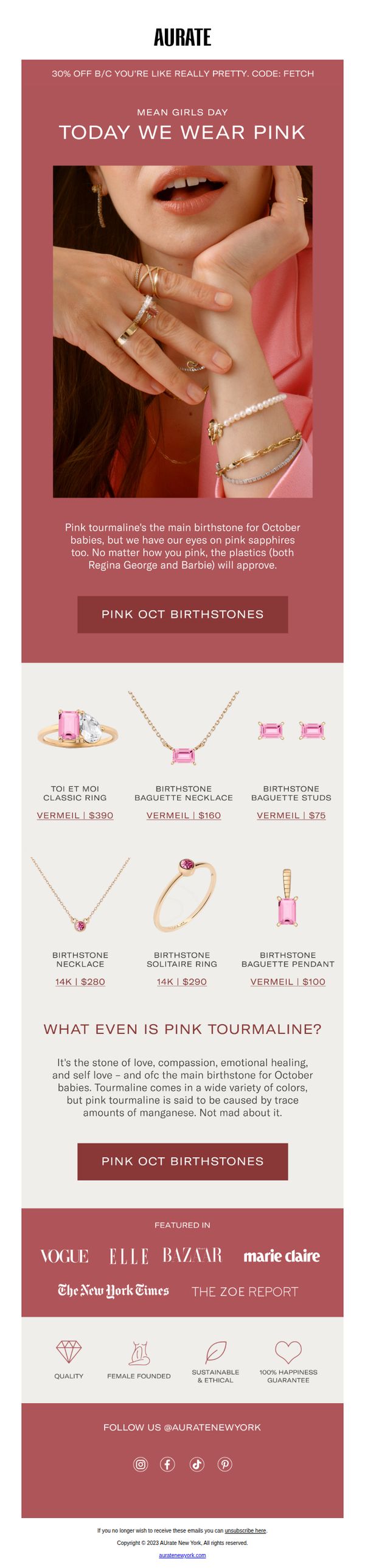 7. IT'S 30% OFF & I WANT MY PINK SHIRT BACK