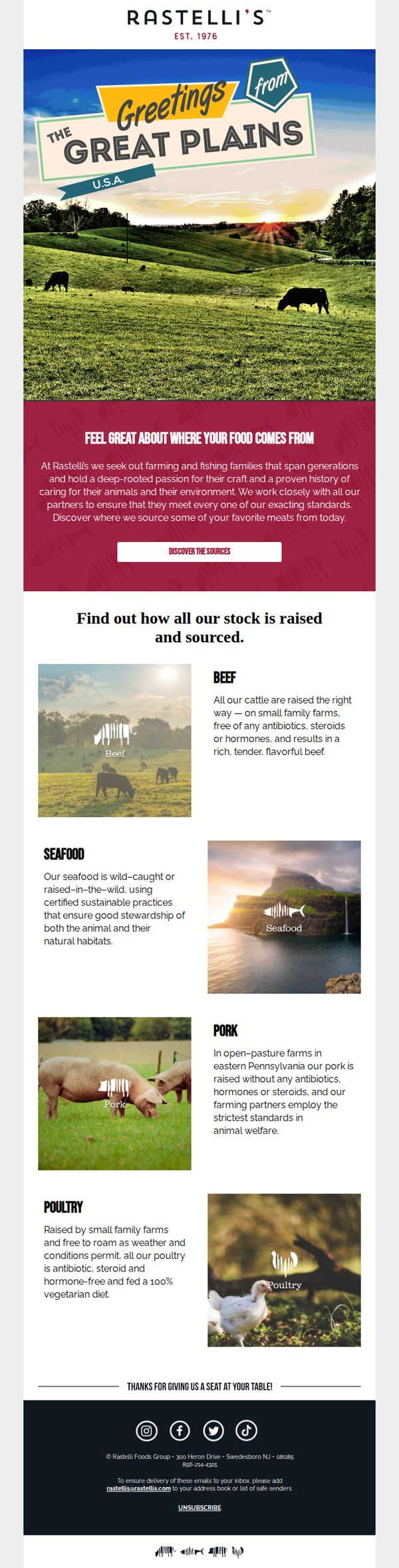 6. Rastelli's: Hi there! Get to know our Sources