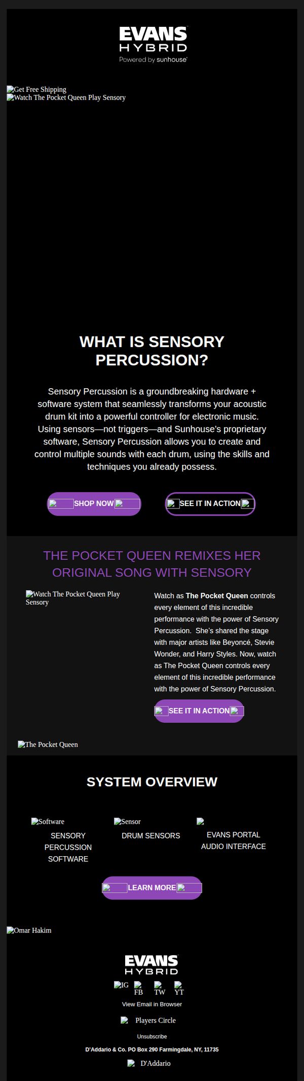 7. Watch The Pocket Queen Play Sensory Percussion