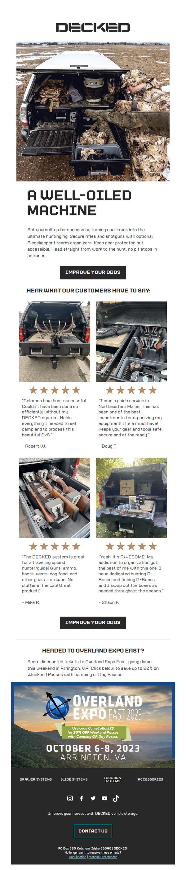 10. DECKED: Hunt for Game, Not for Gear