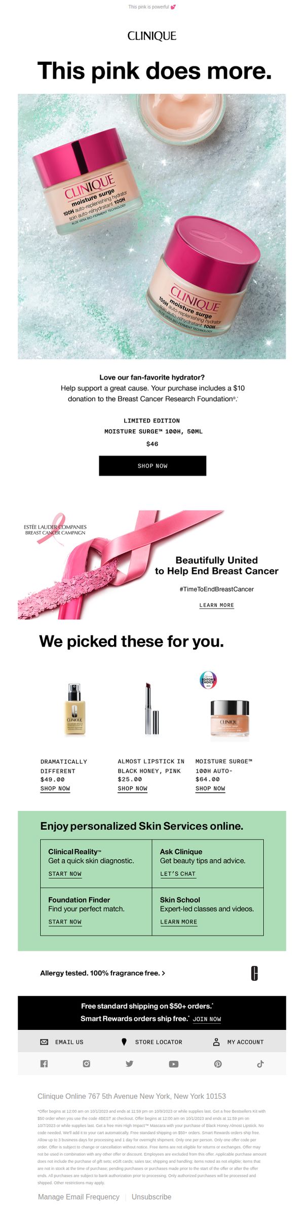 7. Get skin glowing and help support a great cause.