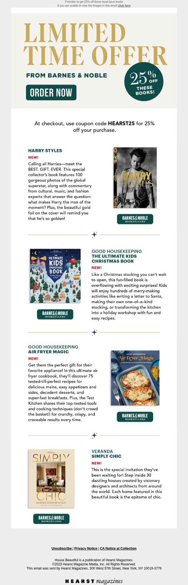 7. 25% OFF! Barnes & Noble Exclusive Offer 📚