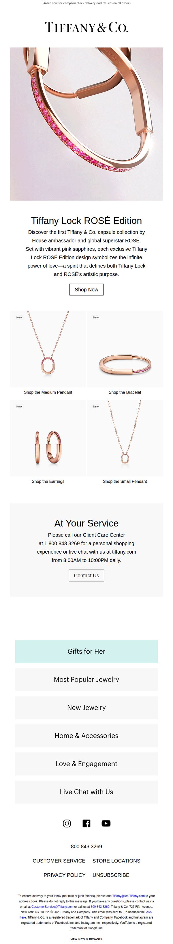 7. It’s Here: Tiffany Lock ROSÉ Edition